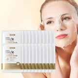 LAIKOU KOREA Snail Collagen Essence Mask - Hypoallergenic & Formaldehyde-Free, Intense Moisturizing & Nourishing for All Light Beige Types Including Dry Light Beige,