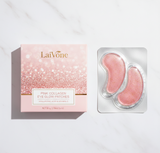 LaiVone Collagen Eye Gel Patches, Brightening & Firming Under Eye, Hydrates &, Rose Scented, Hypoallergenic for All Skin Types