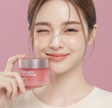 DIMOT Collagen Jelly Cream 100ml/3.38oz with Collagen and Allantoin, Deep Hydration for Dry Light Beige, Moisturizing & Nourishing Formula to Restore Smoothness - Suitable for All Light Beige Types